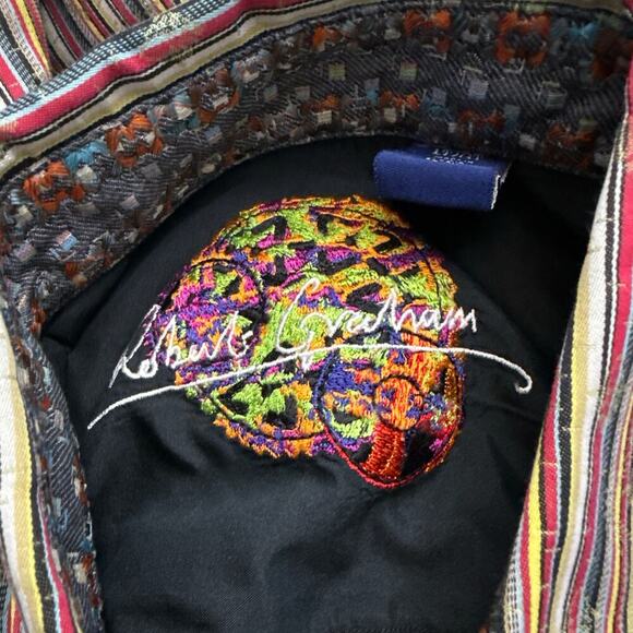 Robert Graham Shirt Mens XLT XL Tall Flip Cuff Multicolor Striped Party - Picture 2 of 13
